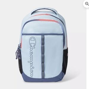 New Champion Light Blue/Pink & Navy Backpack/Laptop Holder